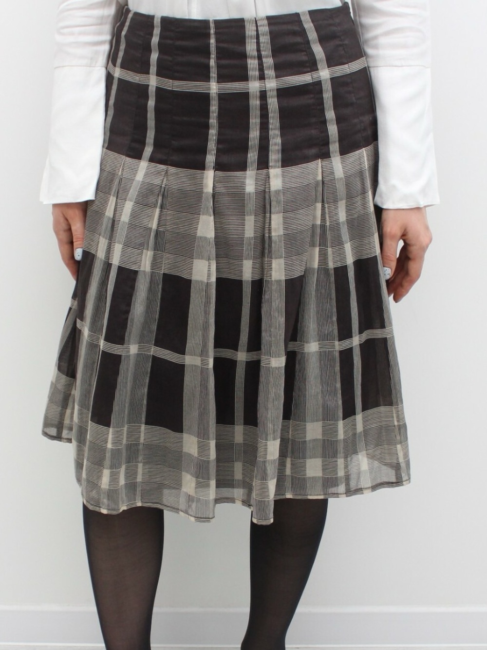 Burberry Plead Pleated Skirt